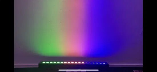 Lumière linéaire de rondelle de mur de DMX 3 sections RGBW 180W LED