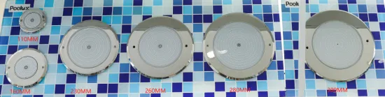 2023 Supler Slim 8mm 316ss rempli de résine WiFi contrôle LED lumière sous-marine pour piscine avec télécommande