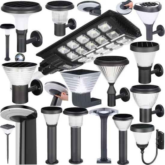 Éclairage de voie de rondelle de mur extérieur à LED solaire de paysage