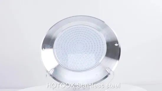 Hotook – lumière de contrôle WiFi brevetée, pour niche de piscine, remplacement IP68 SS316 en acier inoxydable rempli de résine, lumières LED 18W sous l'eau
