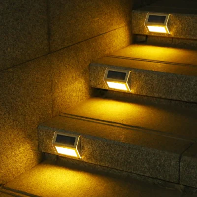 Lampe solaire LED au design moderne, luminaire d'extérieur, Rechargeable, étanche, idéal pour les escaliers ou les marches, offre spéciale
